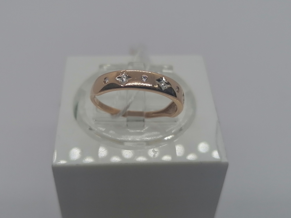КОЛКМИ585 КОЛЬЦО С КАМНЯМИ (Au 585)