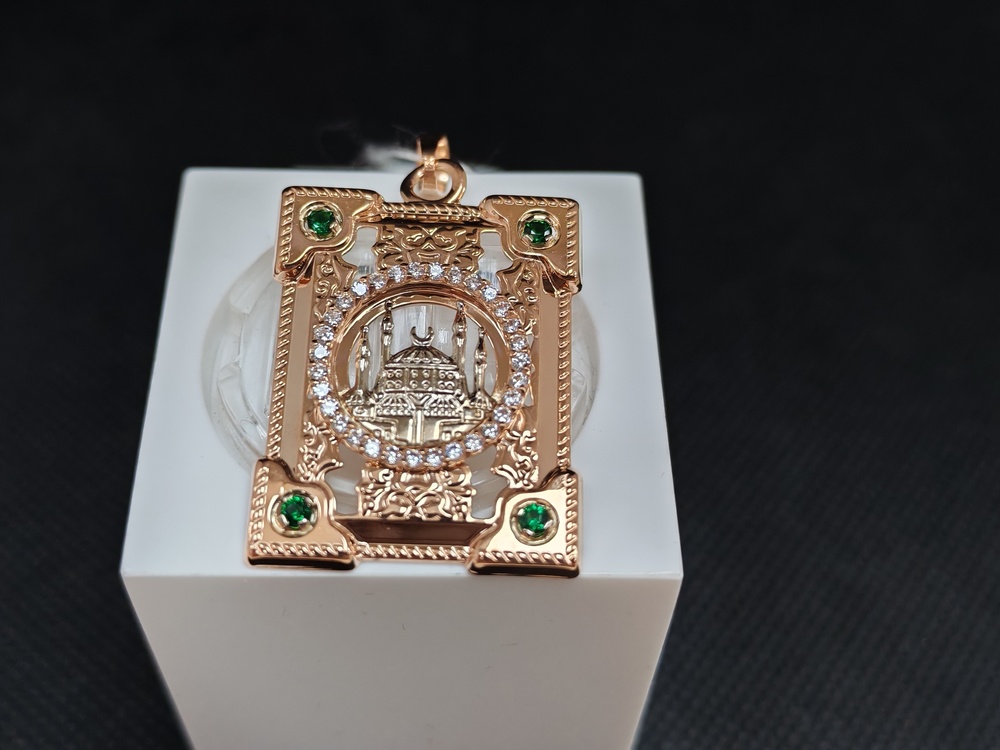 ПОДВЕСКА МЕЧЕТЬ с камнями (Au 585)