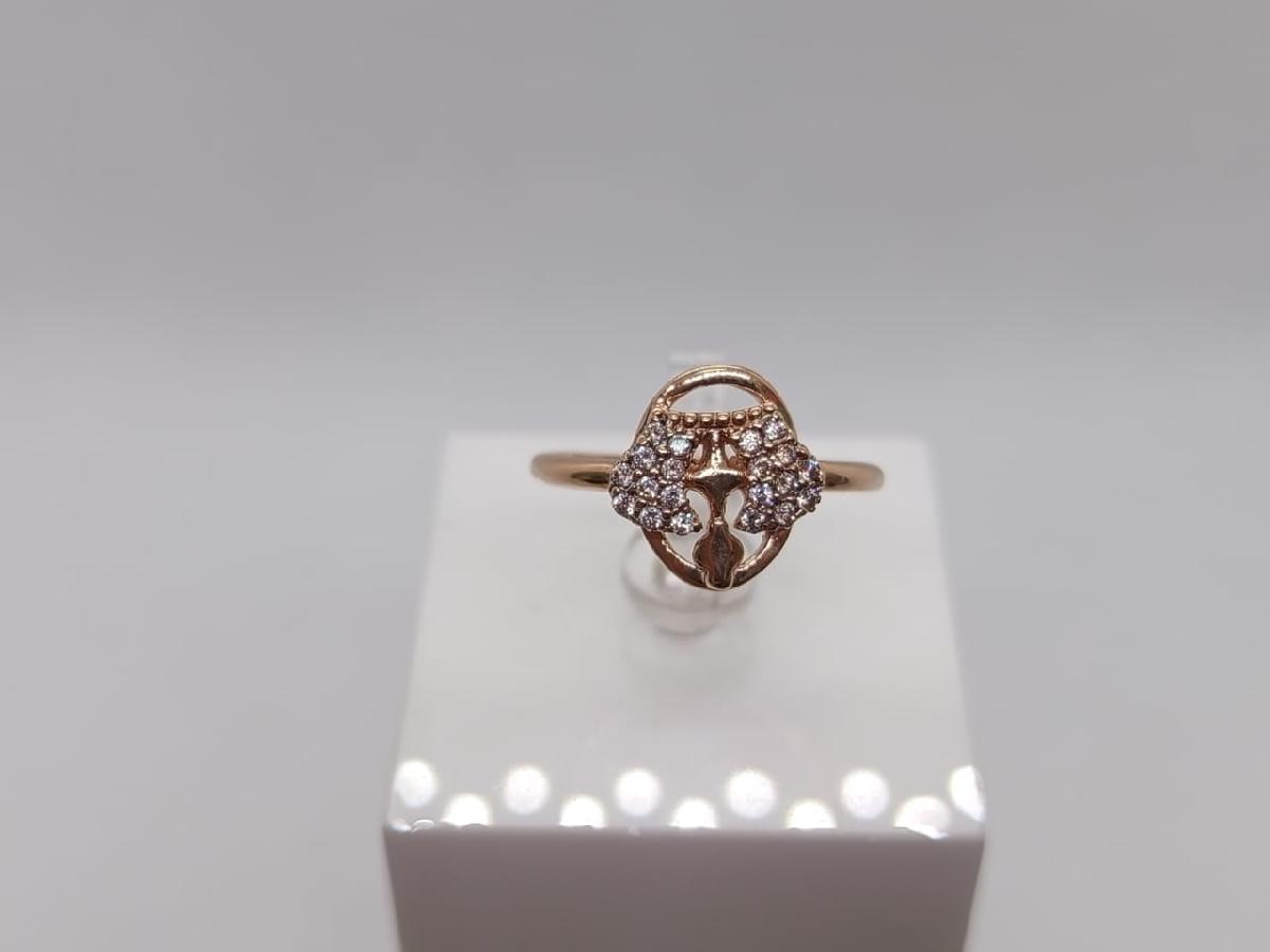 КОЛЬЦО С КАМНЯМИ (Au 585)