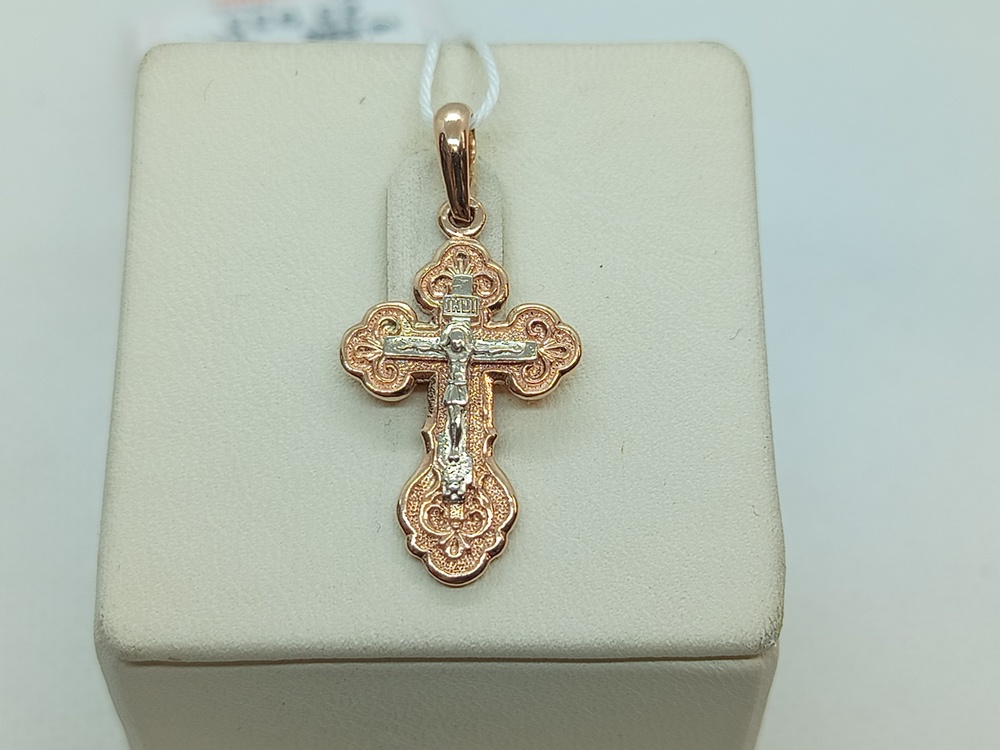 ПОДКБК585 ПОДВЕСКА КРЕСТ БЕЗ КАМНЯ (Au 585) ПОДКБК585 ПОДВЕСКА КРЕСТ БЕЗ КАМНЯ (Au 585)