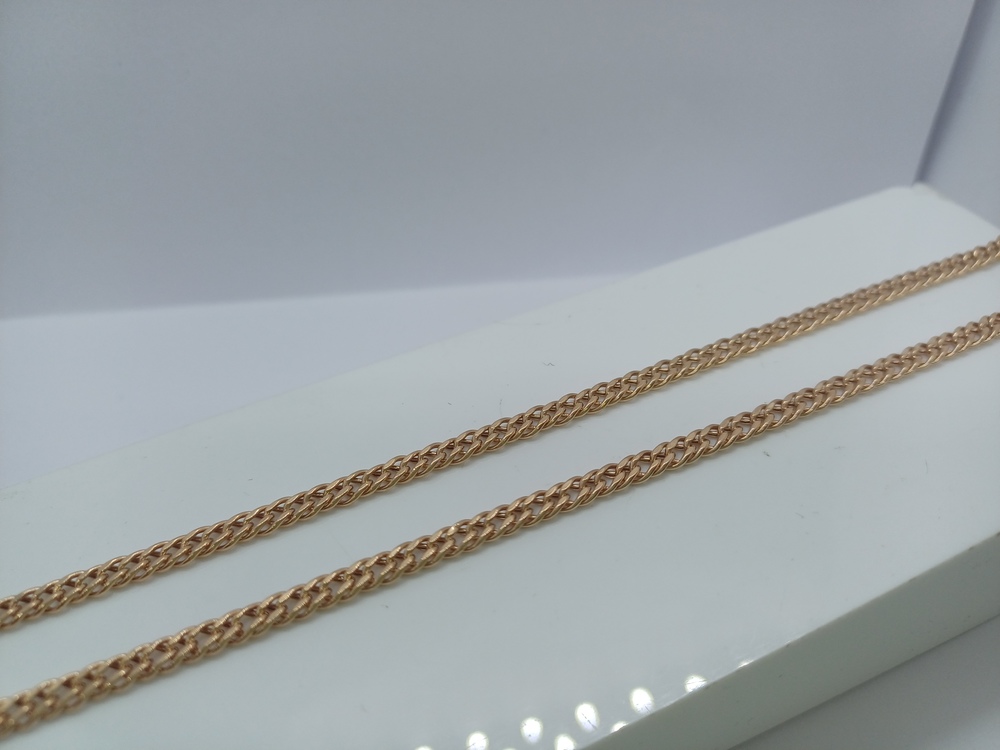 ЦПР2585 ЦЕПЬ ПУСТОТЕЛАЯ Ромб двойной (Au 585)