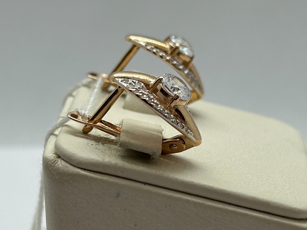 СЕРЬГИ С КАМНЯМИ (Au 585)