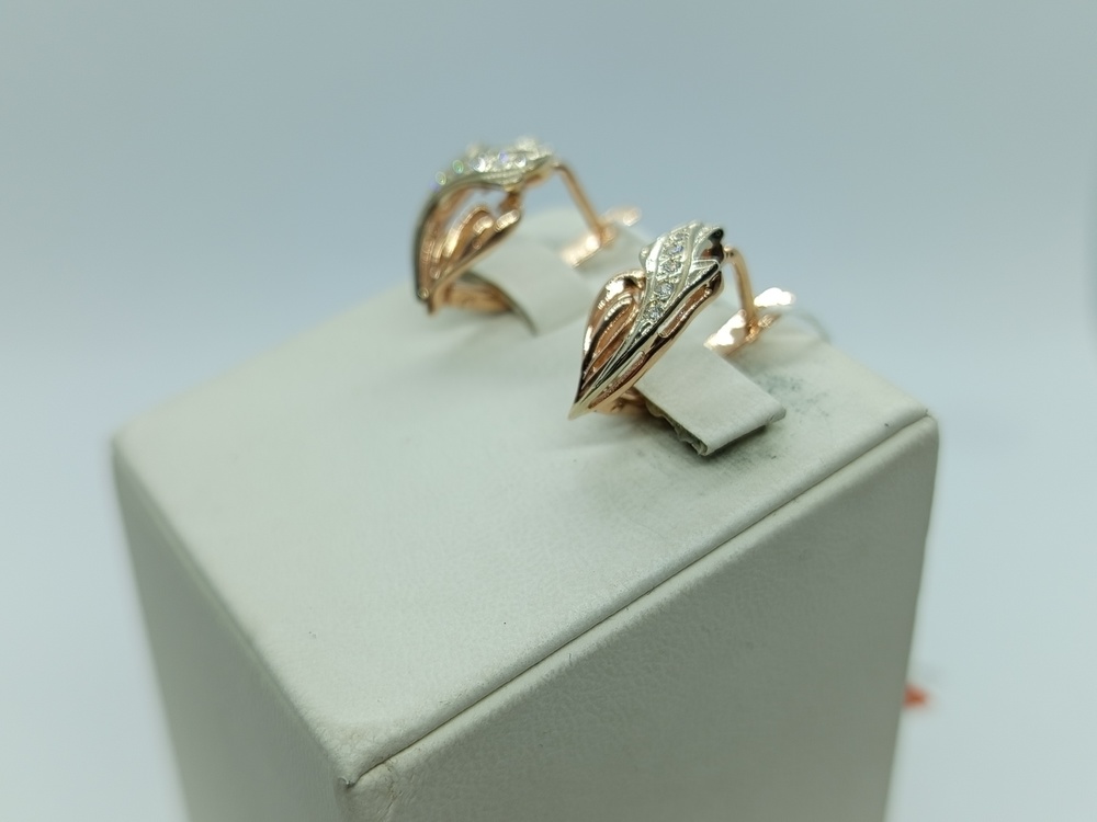 СЕРЬГИ С КАМНЯМИ (Au 585)