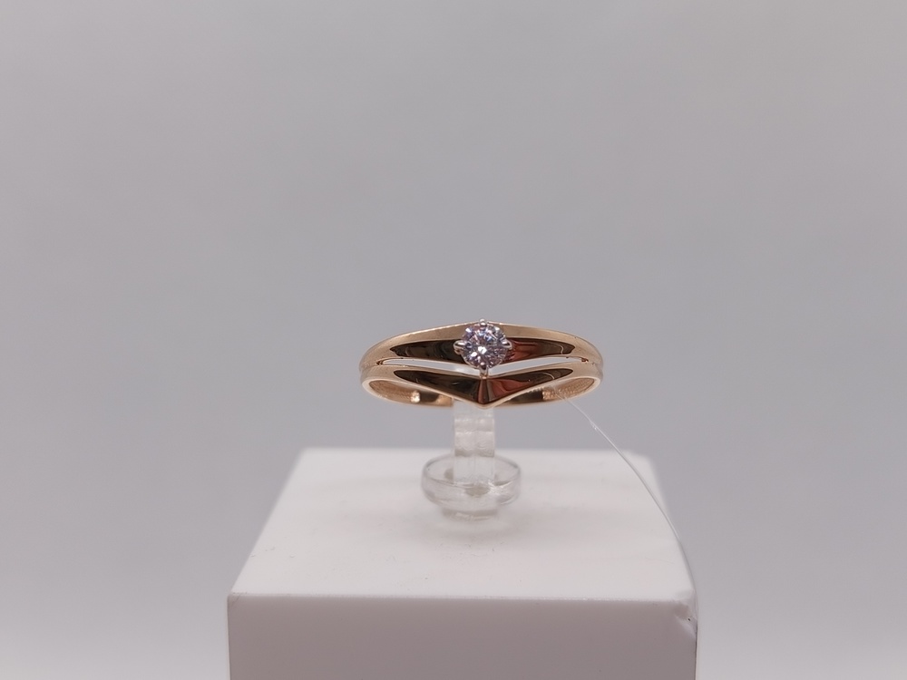 КОЛЬЦО С КАМНЕМ (Au 585)