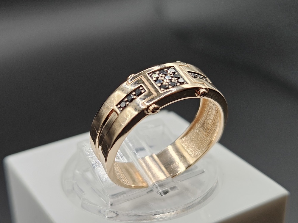 КОЛКМИ585 КОЛЬЦО С КАМНЯМИ (Au 585)