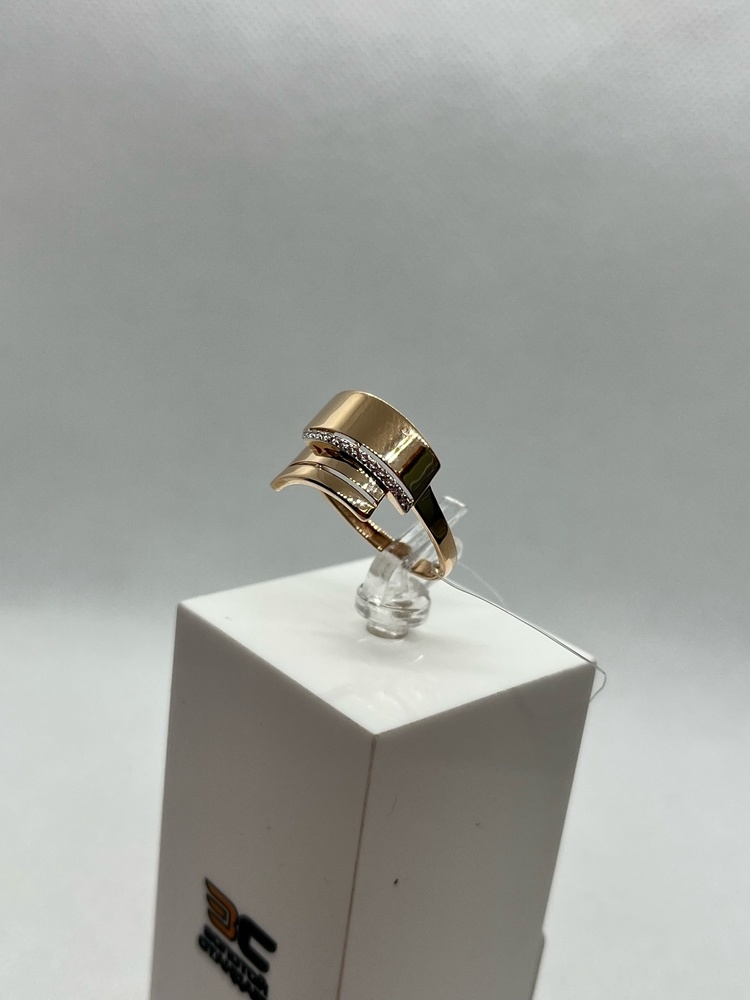 КОЛЬЦО С КАМНЯМИ (Au 585)