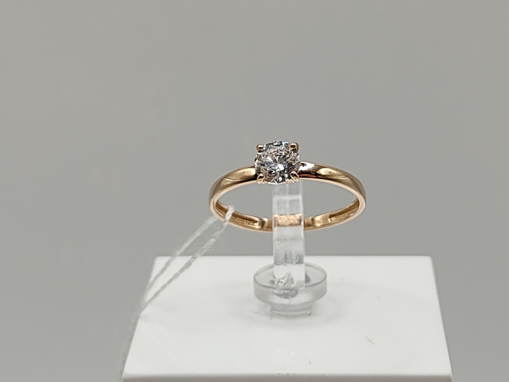 КОЛЬЦО С КАМНЕМ (Au 585)