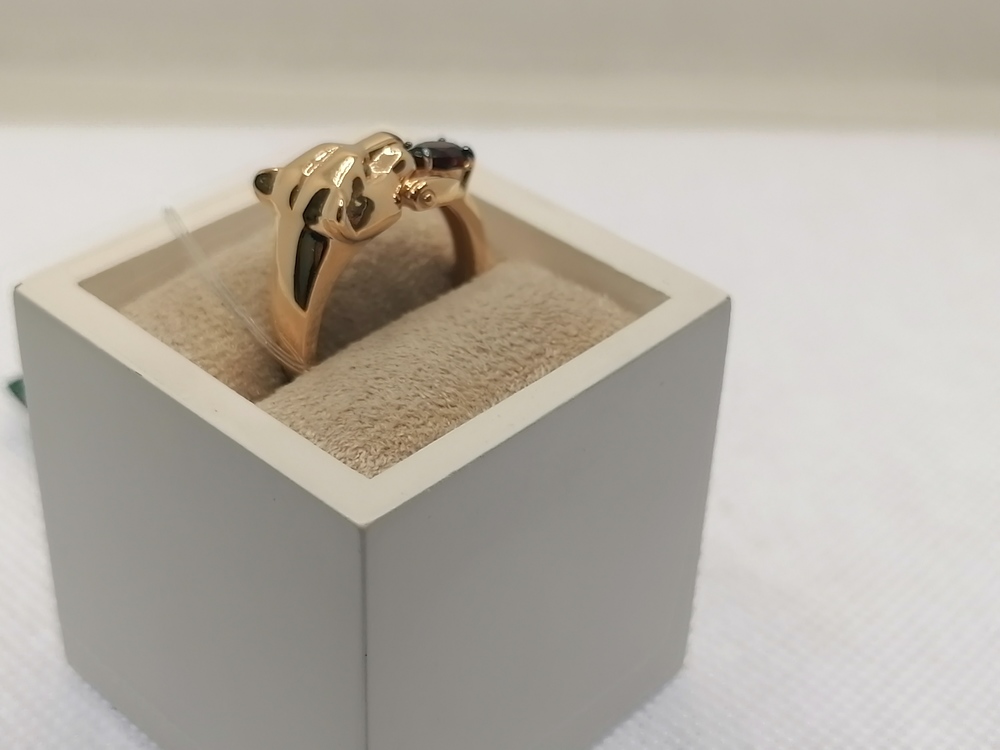 КОЛЬЦО ГРАНАТ (Au 585)