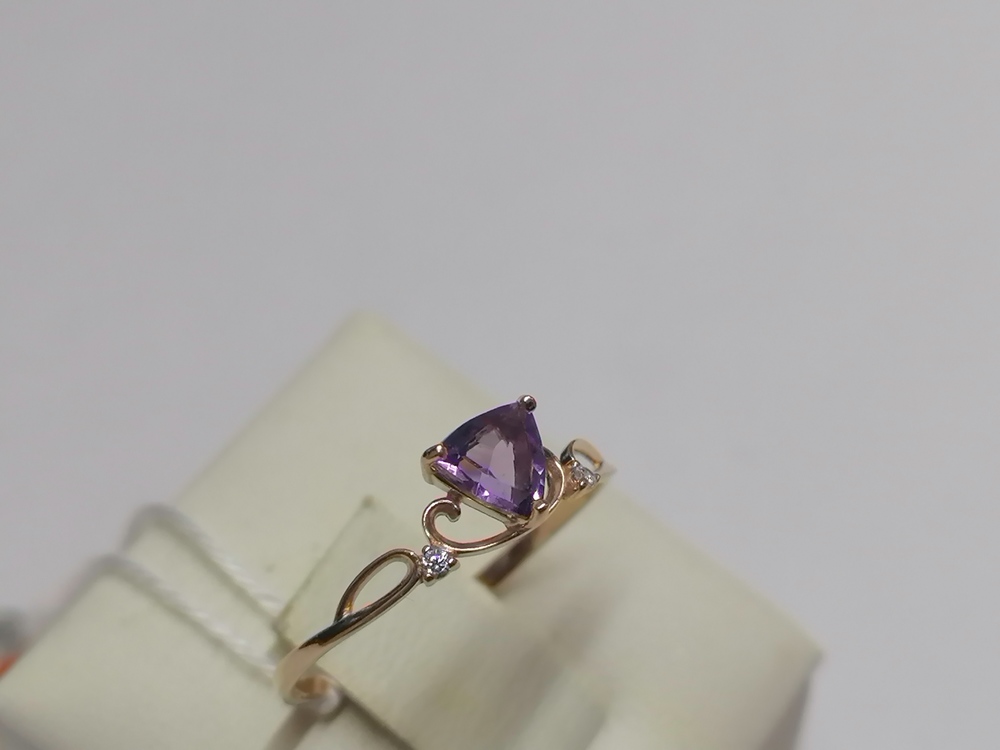 КОЛКМИ585 КОЛЬЦО С КАМНЯМИ (Au 585)
