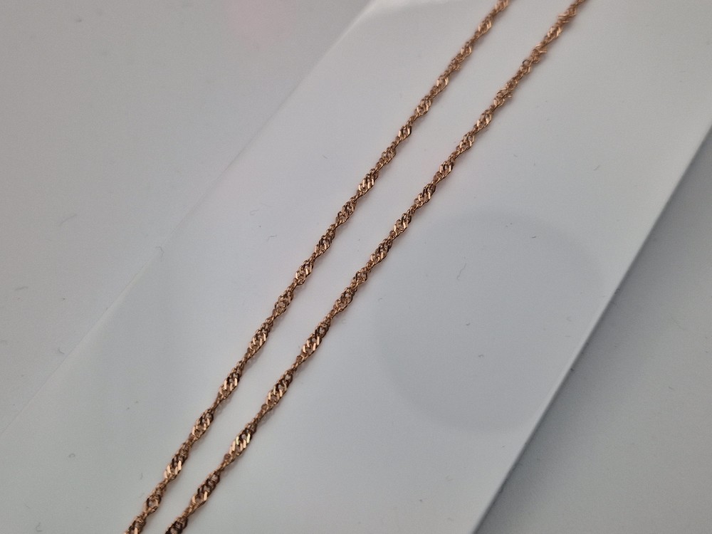 ЦПСИ585 ЦЕПЬ ПУСТОТЕЛАЯ Сингапур (Au 585)