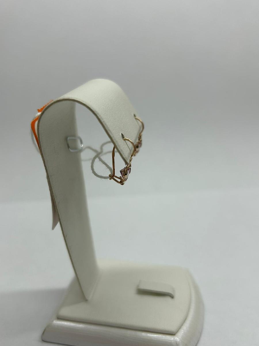 СКМ585 СЕРЬГИ С КАМНЕМ (Au 585)