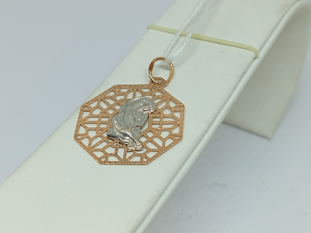 ПОДВЕСКА ЗНАК ЗОДИАКА ДЕВА Au 585