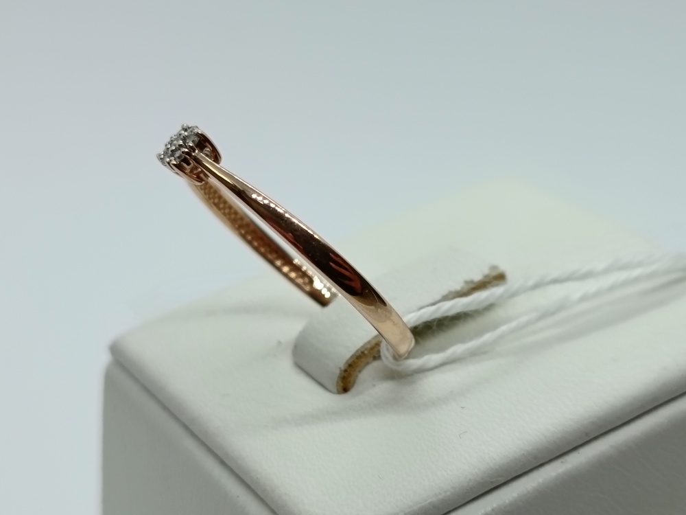 КОЛЬЦО БРИЛЛИАНТ Au 585