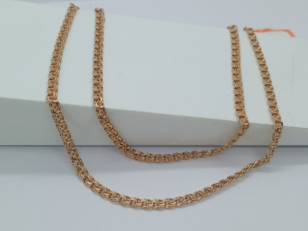 ЦПБС585 ЦЕПЬ ПУСТОТЕЛАЯ Бисмарк (Au 585)