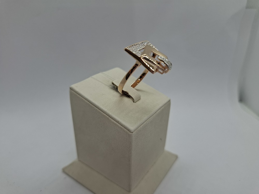 КОЛЬЦО С КАММНЯМИ (Au 585)