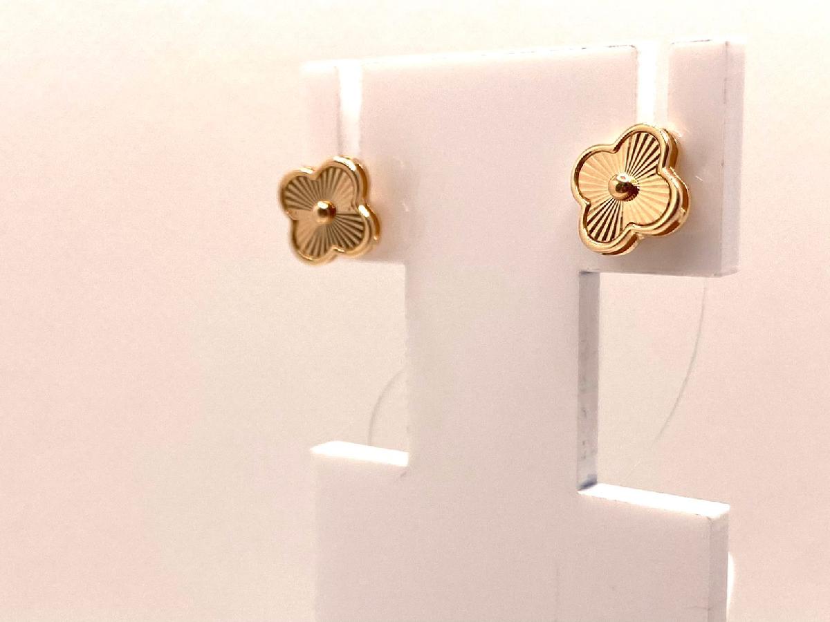 СЕРЬГИ ПУСЕТЫ без камня (Au 585)