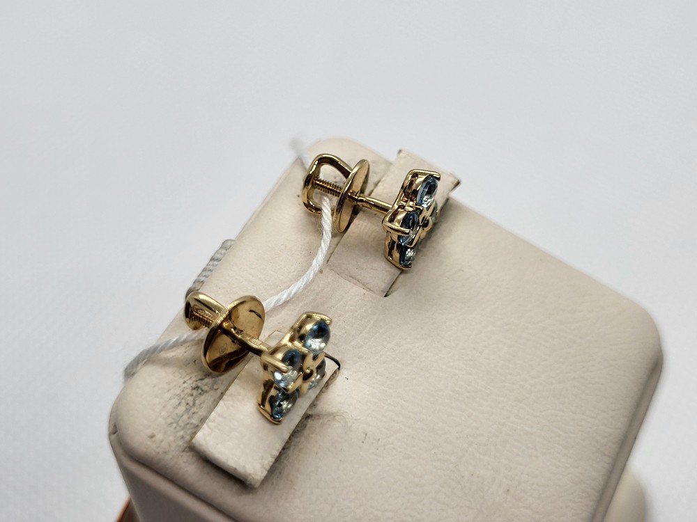 СПУС585 СЕРЬГИ ПУСЕТЫ (Au 585)