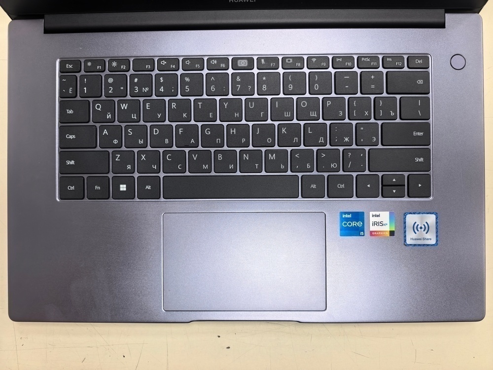 Ноутбук Huawei; Core I5-1155G7, Iris(R) Xe Graphics, 8 Гб, 256 Гб, Нет