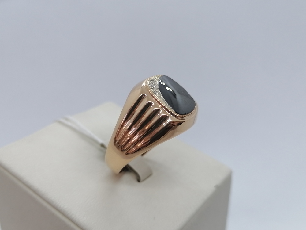 ПЕЧАТКА С КАМНЯМИ (Au 585)