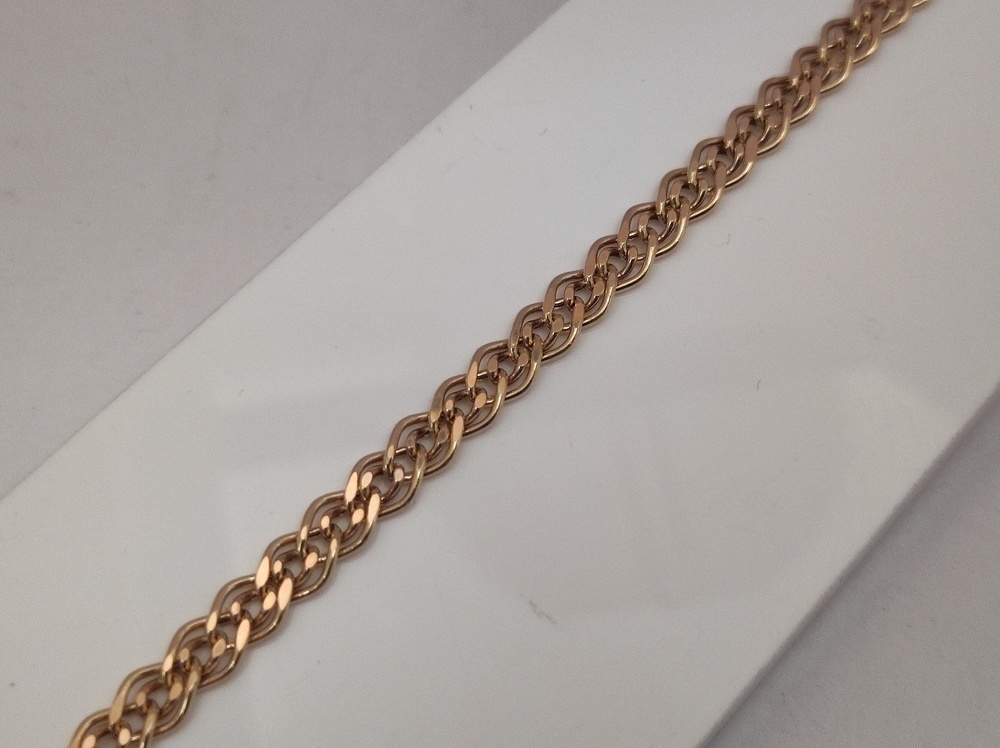 7080155П-20 БРАСЛЕТ ПУСТОТЕЛЫЙ Нона (Au 585)