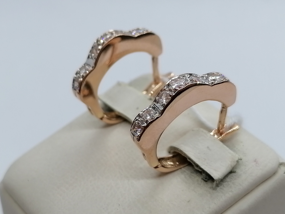 СКМИ585 СЕРЬГИ С КАМНЯМИ (Au 585) СКМИ585 СЕРЬГИ С КАМНЯМИ (Au 585)