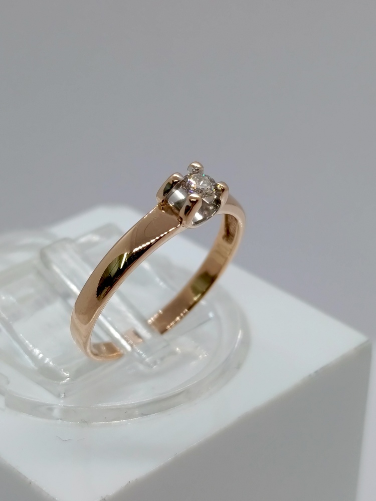 КОЛЬЦО БРИЛЛИАНТ Au 585