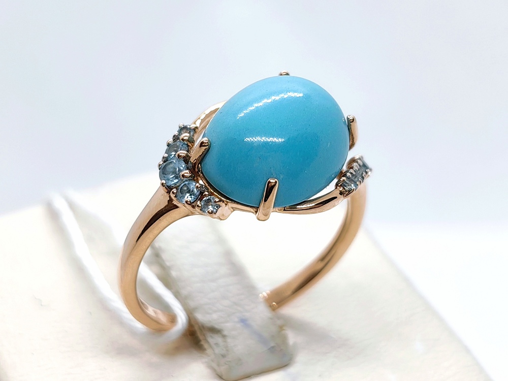 КОЛКМИ585 КОЛЬЦО С КАМНЯМИ (Au 585)