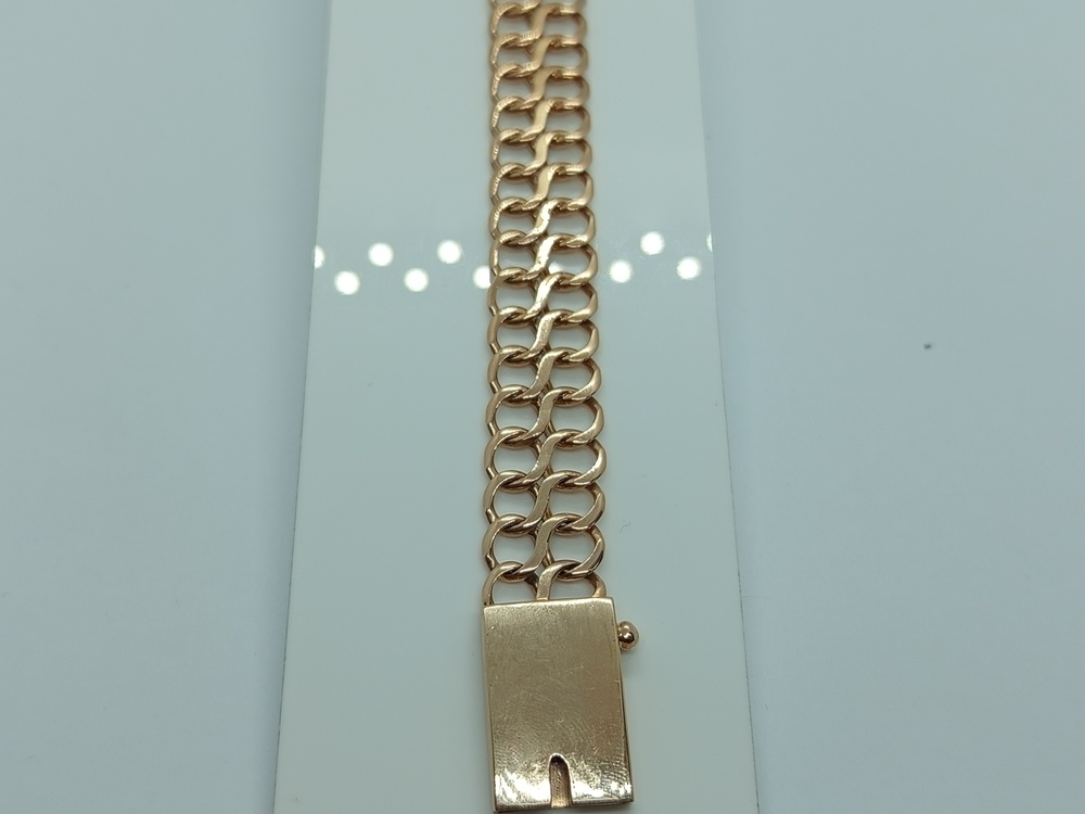 БРАСЛЕТ ПОЛНОВЕСНЫЙ Восьмерка (Au 585)