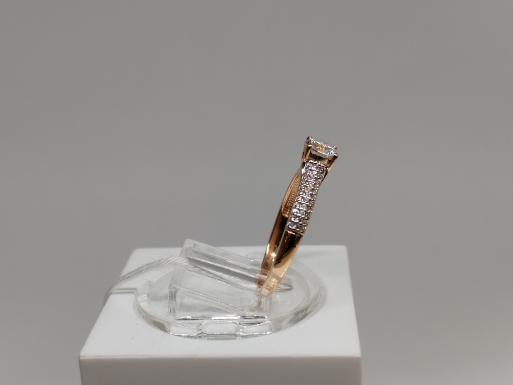 КОЛКМИ585 КОЛЬЦО С КАМНЯМИ (Au 585)