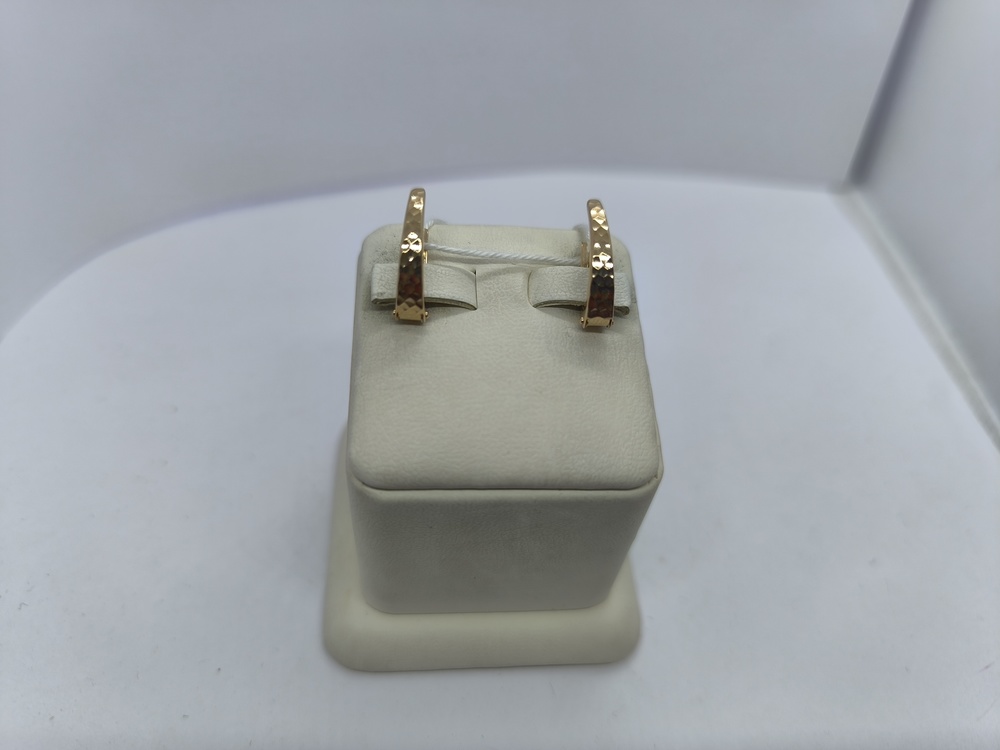 СЕРЬГИ БЕЗ КАМНЯ (Au 585)