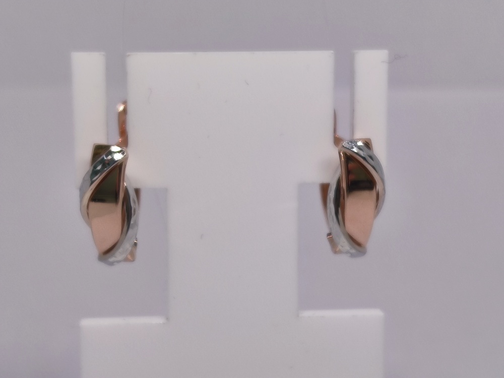 СЕРЬГИ БЕЗ КАМНЯ (Au 585)