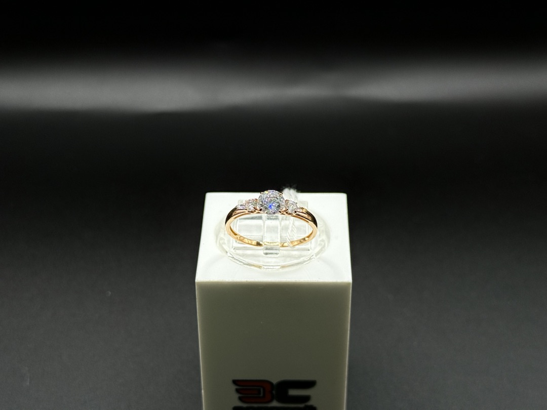 КОЛКМИ585 КОЛЬЦО С КАМНЯМИ (Au 585)