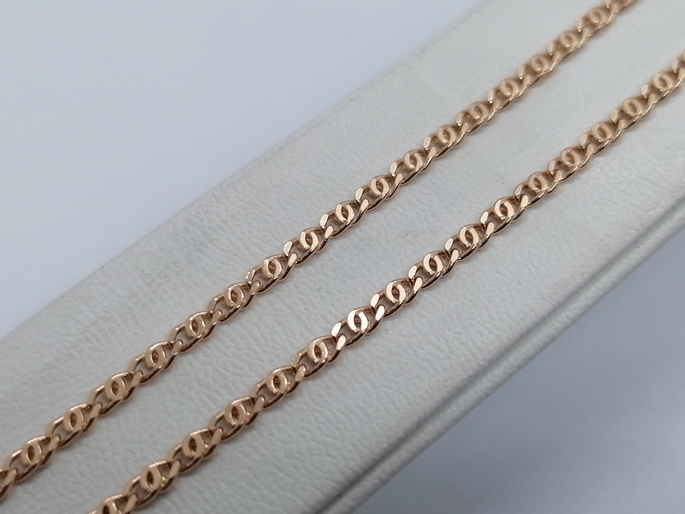 ЦЛПГ585 ЦЕПЬ ПОЛНОВЕСНАЯ Птичий глаз(глаз пантеры) (Au 585)