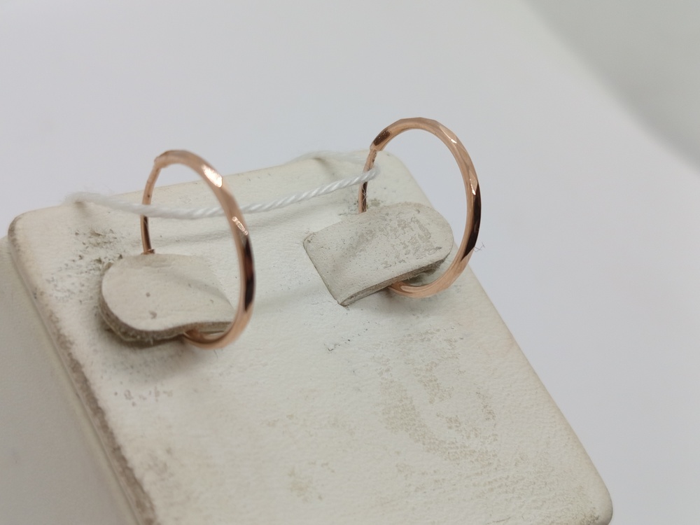 СКОН585 СЕРЬГИ КОНГО (Au 585)