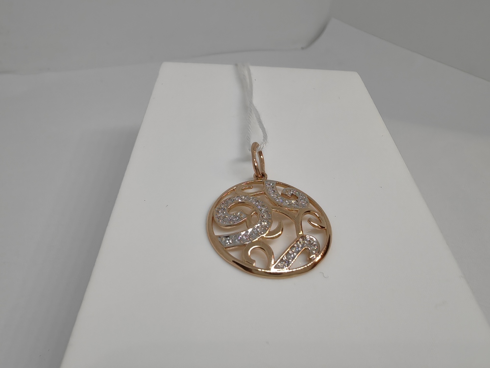 ПОДКМИ585 ПОДВЕСКА С КАМНЯМИ (Au 585)