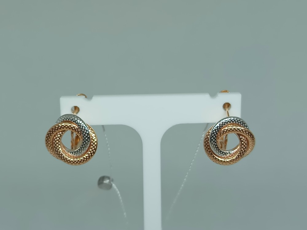 СЕРЬГИ БЕЗ КАМНЯ (Au 585)