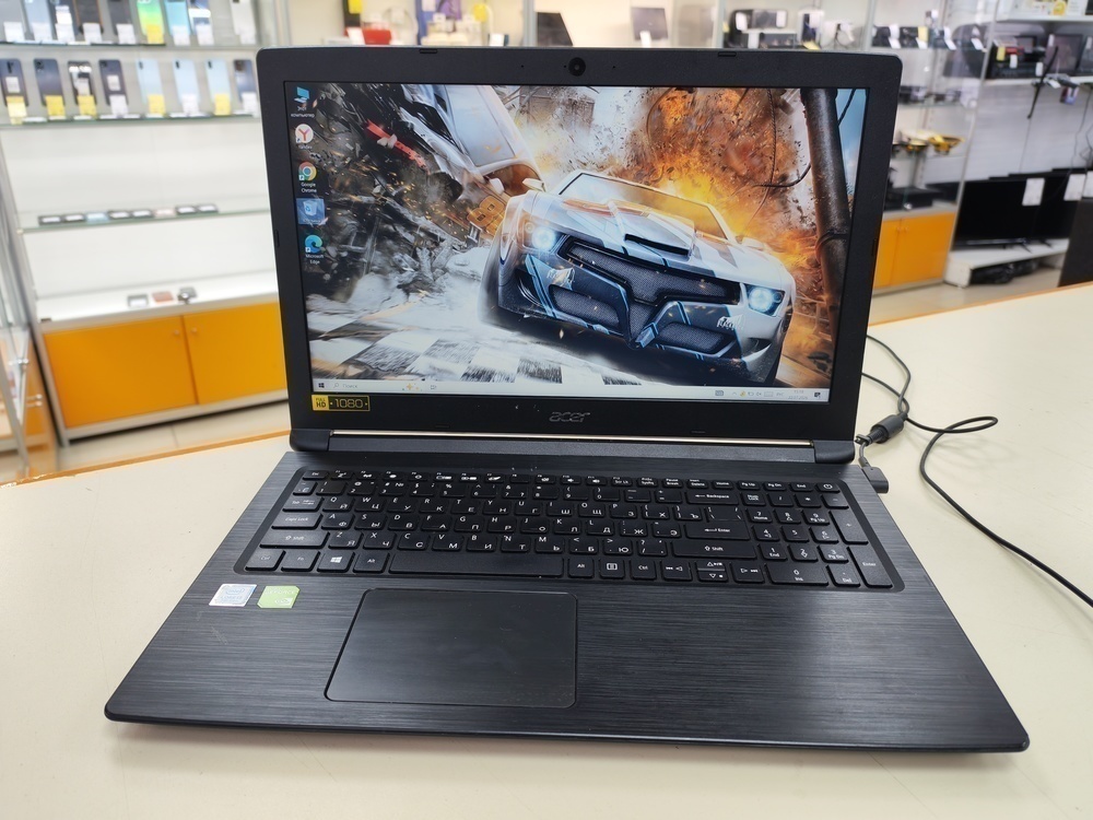 Ноутбук Acer; Core i3-7020U, GeForce MX130, 12 Гб, 512 GB, 120 Гб