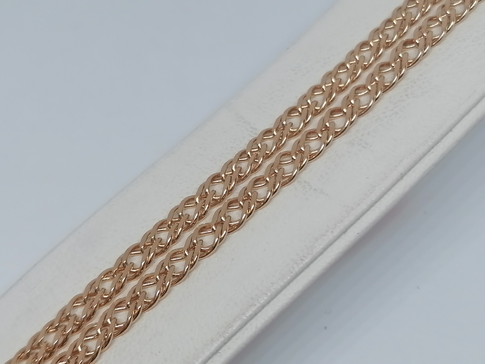 ЦЛР2585 ЦЕПЬ ПОЛНОВЕСНАЯ Ромб двойной (Au 585)