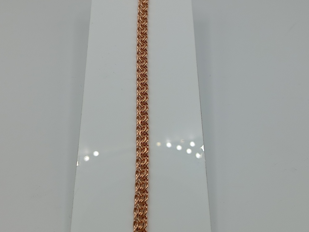 БРАСЛЕТ ПУСТОТЕЛЫЙ Бисмарк (Au 585)