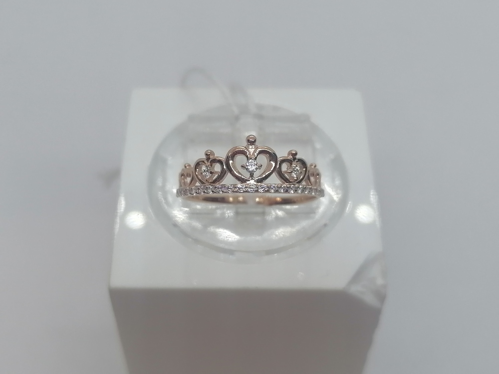 КОЛКМИ585 КОЛЬЦО С КАМНЯМИ (Au 585)
