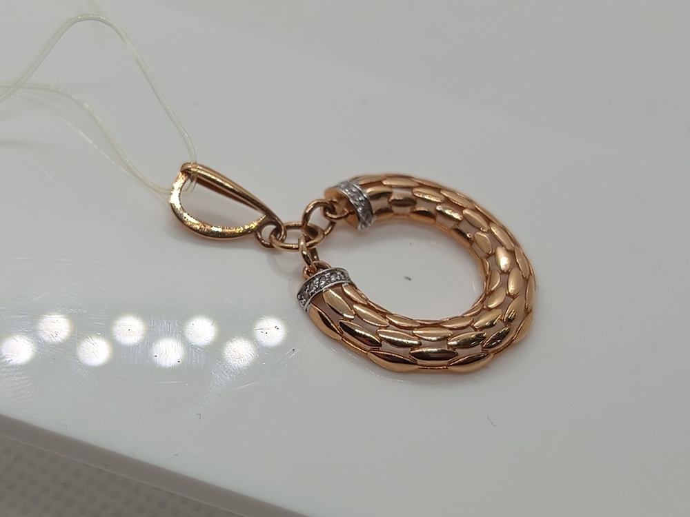 ПОДВЕСКА С КАМНЯМИ (Au 585)