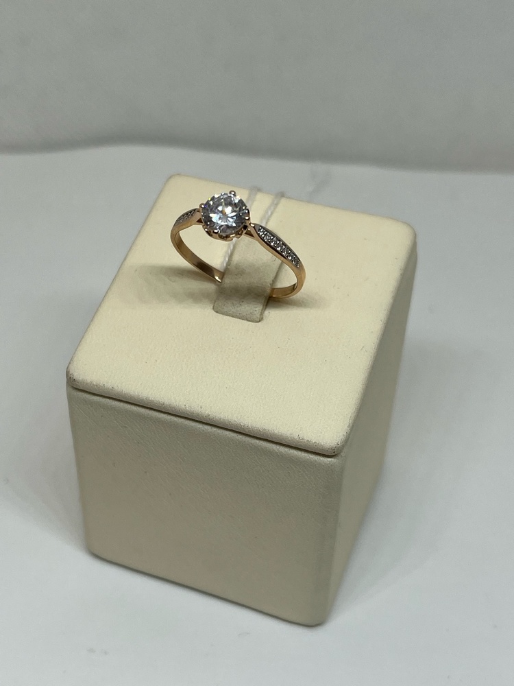 КОЛКМИ585 КОЛЬЦО С КАМНЯМИ (Au 585)