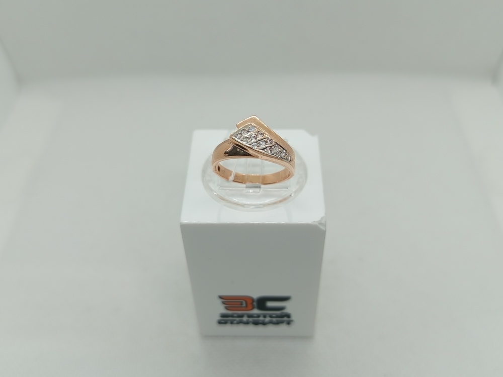 КОЛКМИ585 КОЛЬЦО С КАМНЯМИ (Au 585)