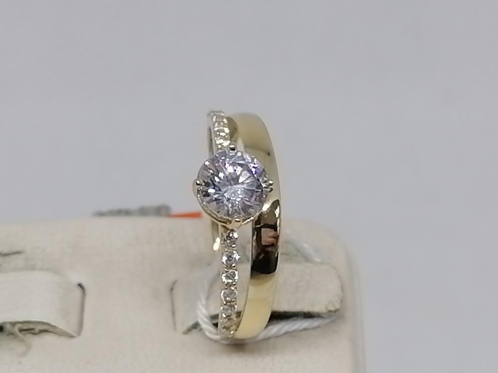 КОЛКМИ585 КОЛЬЦО С КАМНЯМИ (Au 585)