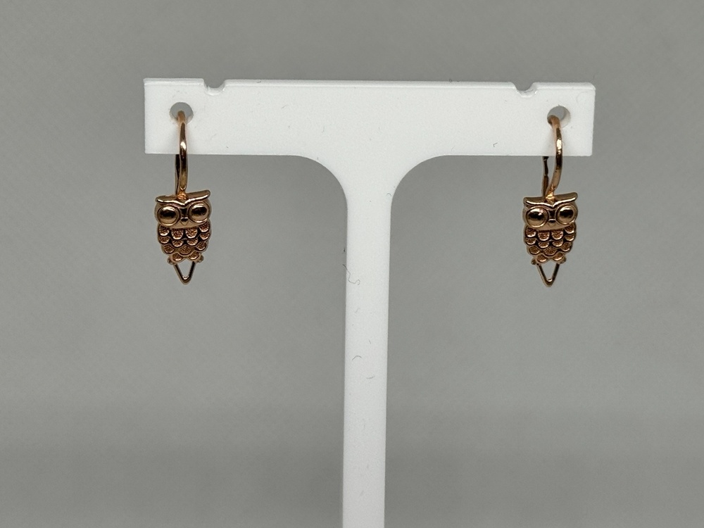 СБКМ585 СЕРЬГИ БЕЗ КАМНЯ (Au 585)