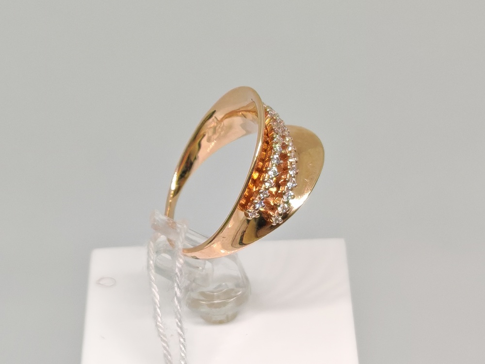 КОЛКМИ585 КОЛЬЦО С КАМНЯМИ (Au 585)