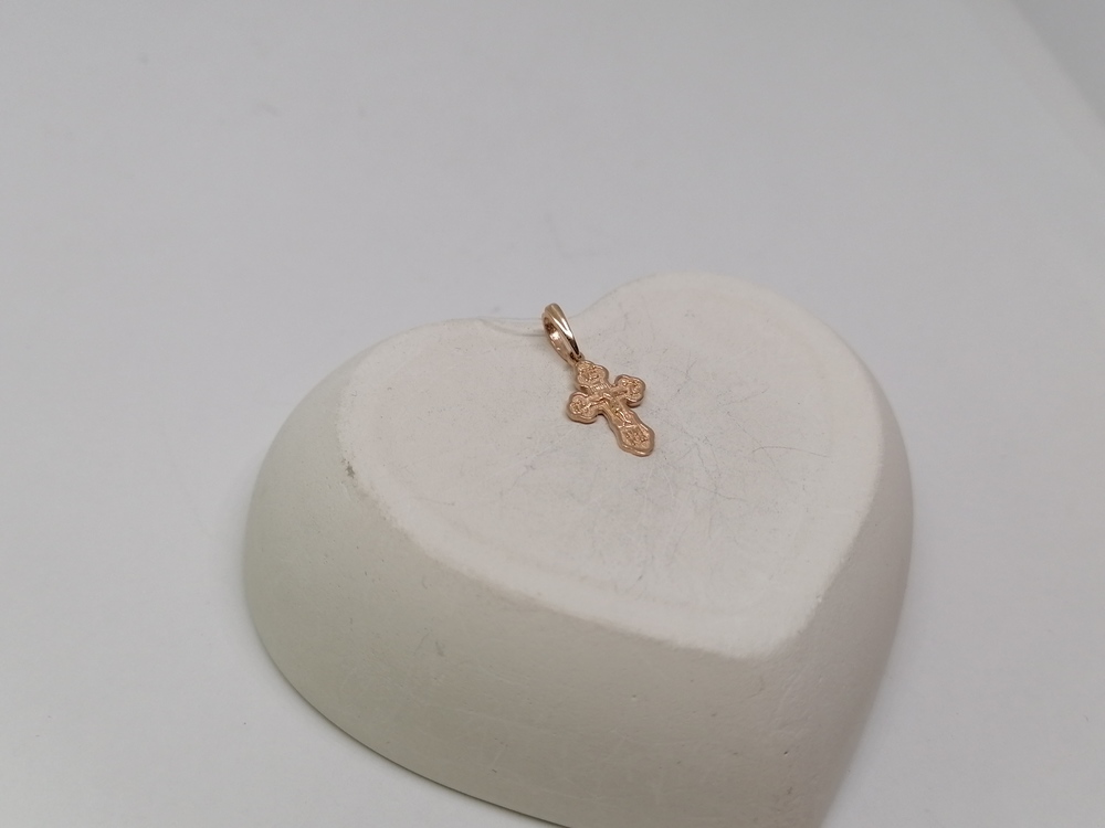 ПОДВЕСКА КРЕСТ без камня (Au 585)