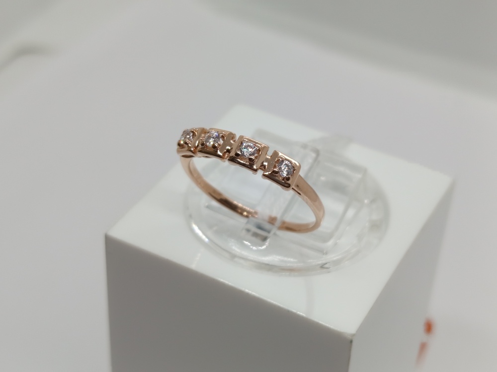 КОЛКМИ585 КОЛЬЦО С КАМНЯМИ (Au 585)