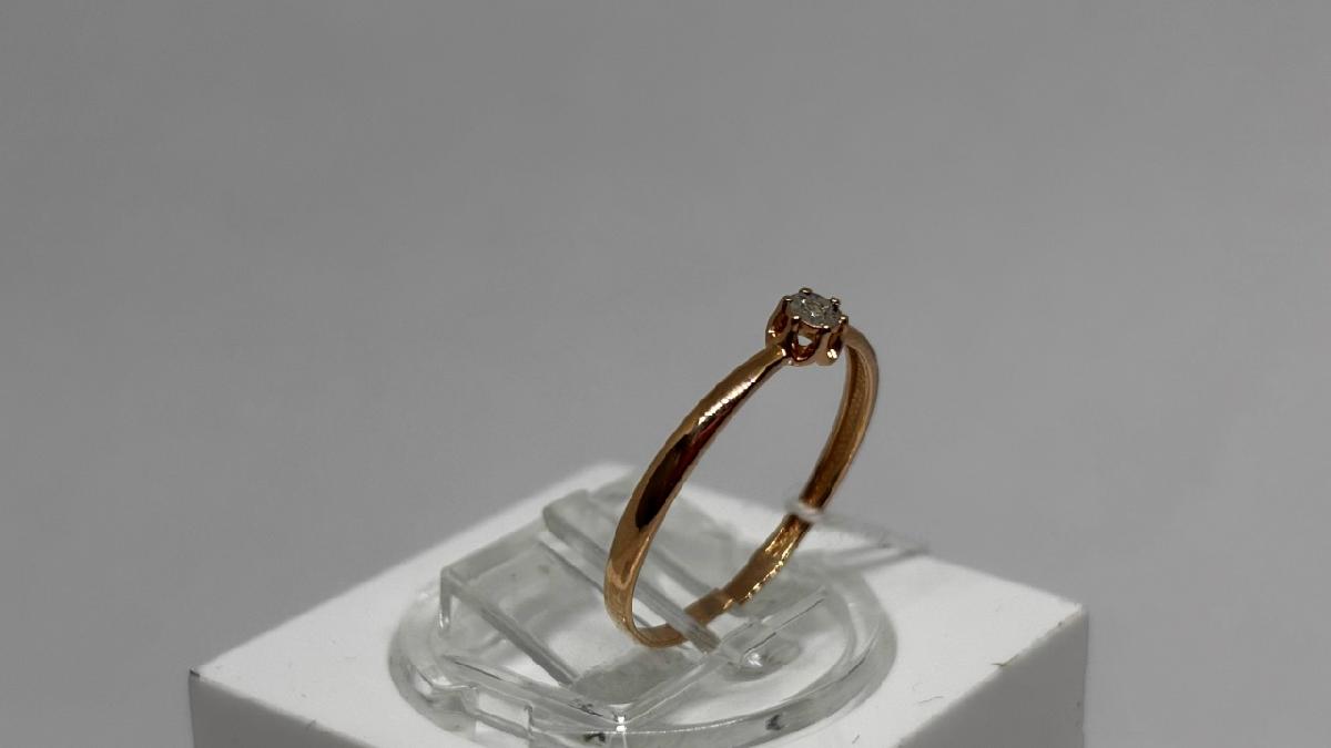 КОЛЬЦО БРИЛЛИАНТ Au 585