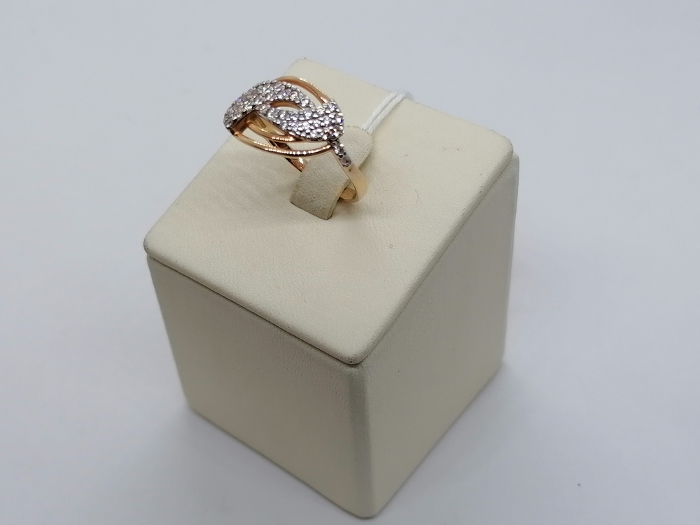 КОЛКМИ585 КОЛЬЦО С КАМНЯМИ (Au 585)